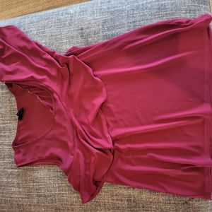 Worthington Women's Asymmetrical Ruffle Front Top